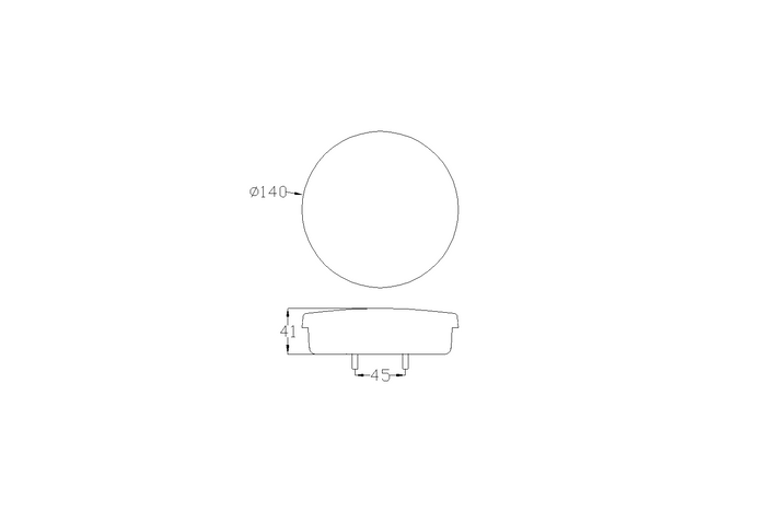 TT TECHNOLOGY TT.12008 Glo-Trac LED tagatuli Hamburgerile, 3 funktsiooni, universaalne