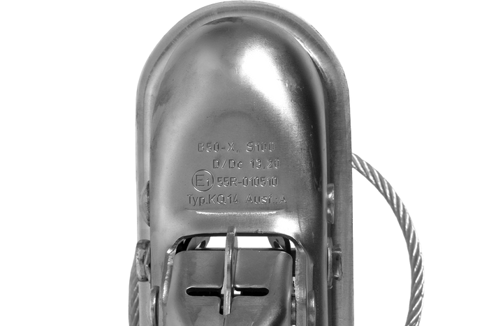 KNOTT KQ14-A+KZE7.5 kuulhaakeseade 750 kg haagisele V-tüüpi veotiisliga