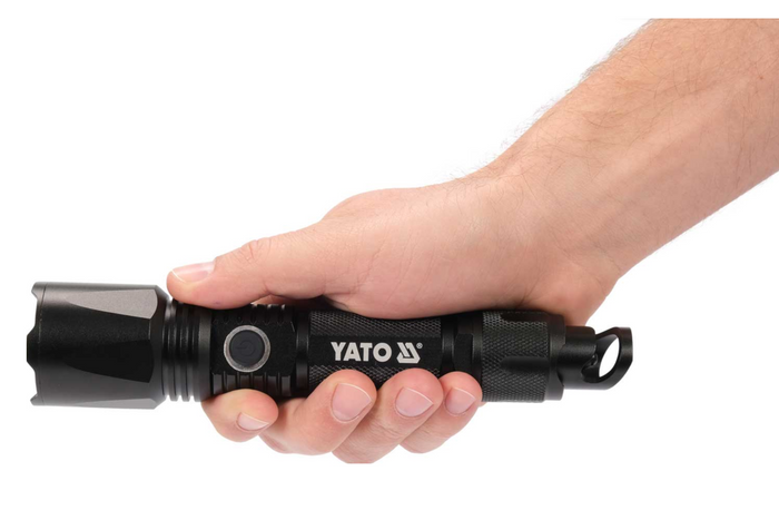 YATO YT-08559 LED 900lm multifunktsionaalne taskulamp, akupank, pudeliavaja, avariihaamer