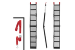 ProPlus 390094 kokkupandavad kaldteed terasest haagistele 203 cm 680 kg komplekt 2 tk