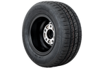 Tugevdatud ratas haagisele KENDA REHV 195/55 R10C 98/96N ALUMIINIUMVELG STARCO must 6Jx10"H2 5x112 ET:-4